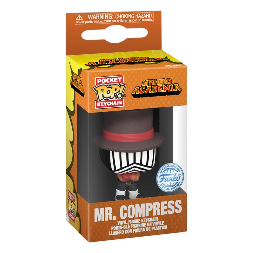 My Hero Academia POP! Vinyl Keychains 4 cm Mr. Compress (Hideout) Display (12)