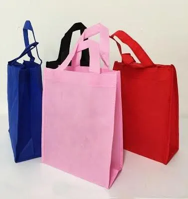 Non Woven 8" Gift Tote Bag / Economy Book Bag - GN18