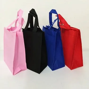 Non Woven 8" Gift Tote Bag / Economy Book Bag - GN18