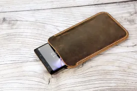 Personalized Leather phone case sleeve pouch for Samsung Galaxy phone S24 S23 S22 S21 ultra plus , Note 20 10
