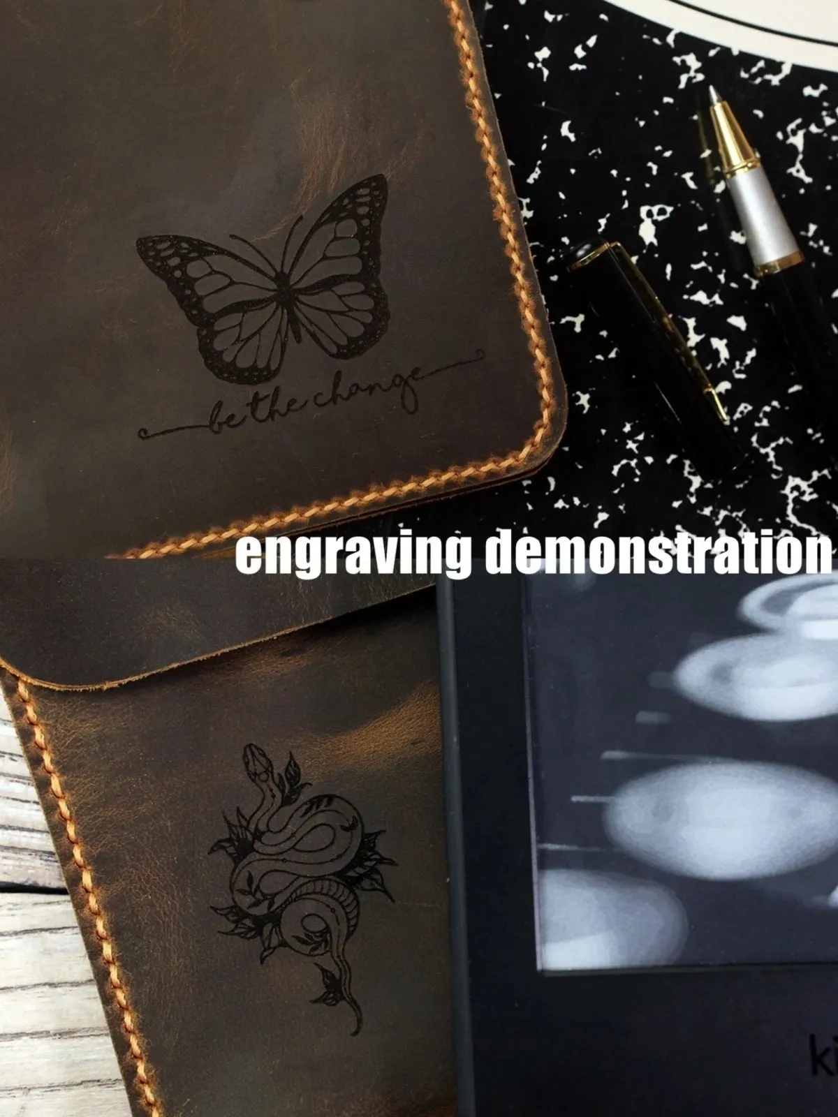 Personalized Leather phone case sleeve pouch for Samsung Galaxy phone S24 S23 S22 S21 ultra plus , Note 20 10
