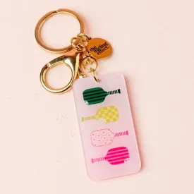 Pickleball Acrylic Keychain