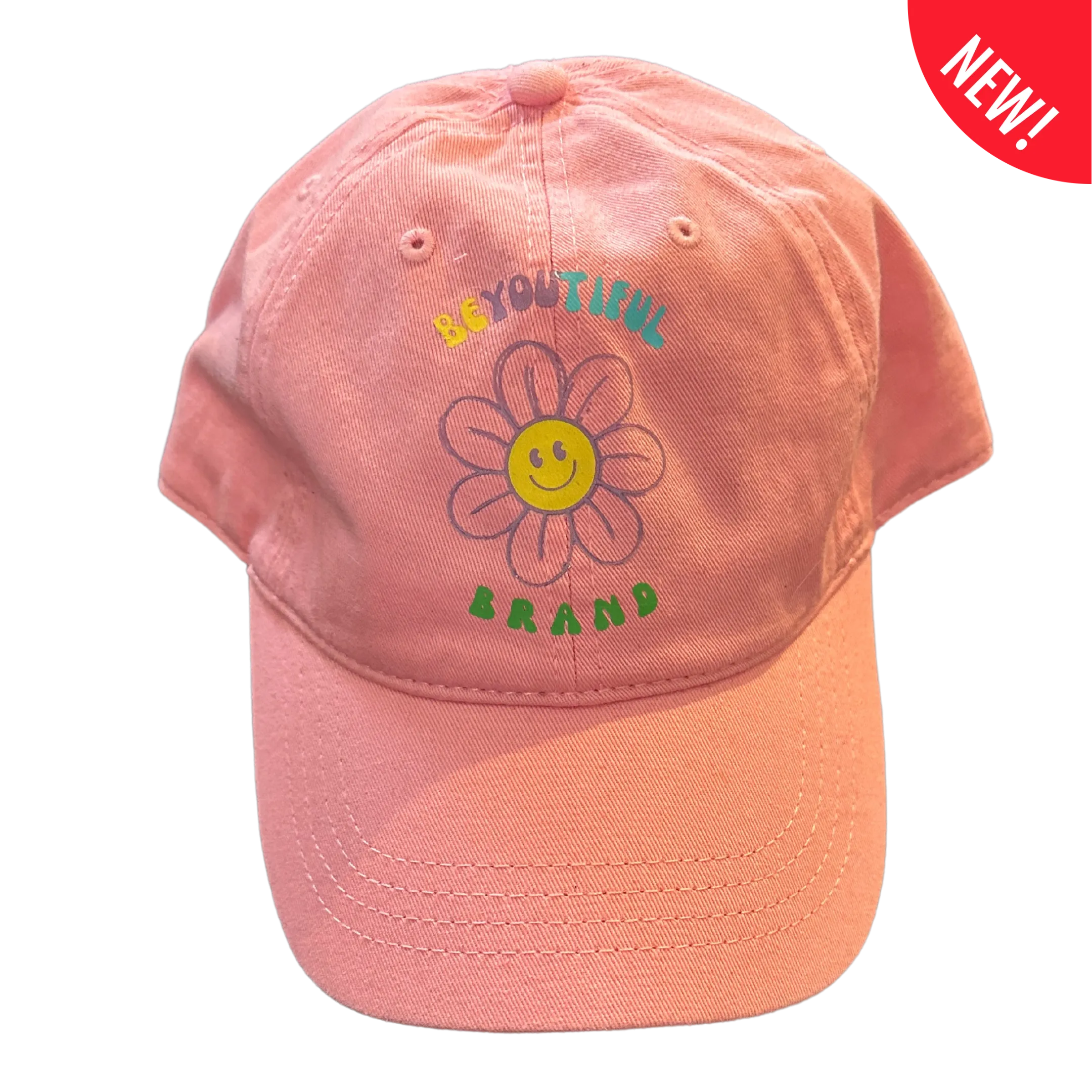 Pink “BeYOUtiful Brand” Daisy Cap
