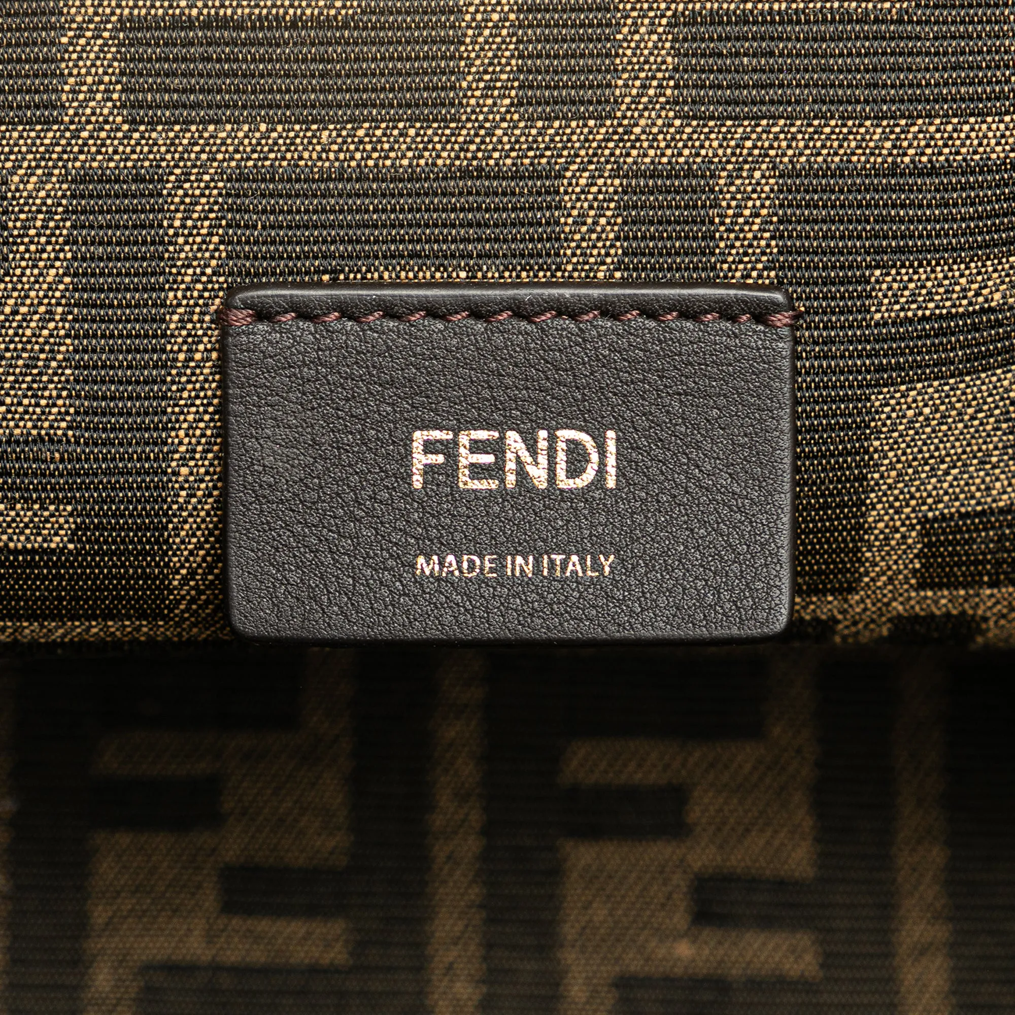 Pink Fendi Small Shearling Fendi First Crossbody Bag