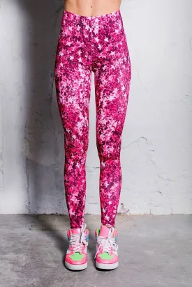 Pink Stars Leggings