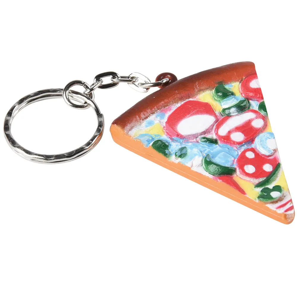 Pizza Keychains Novelty (One Dozen)