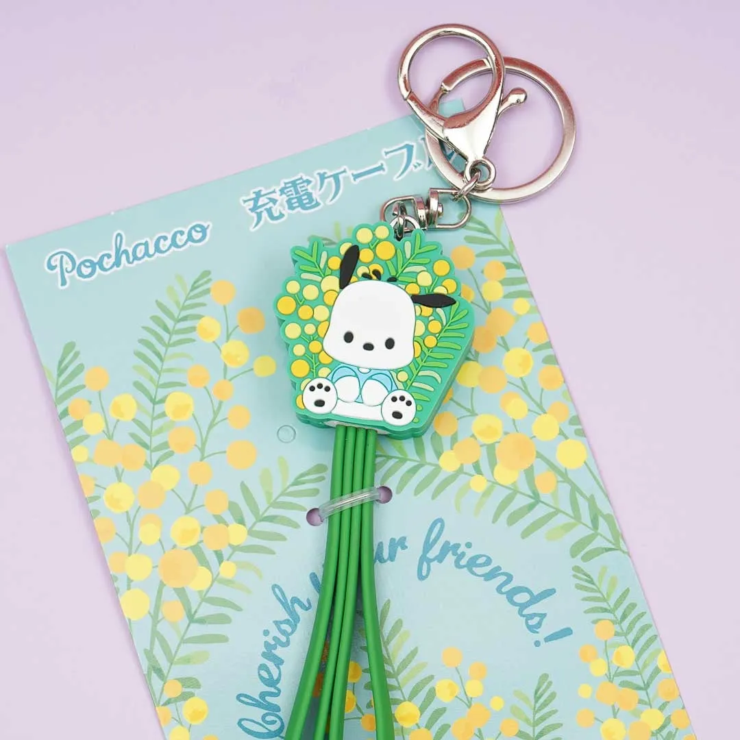 Pochacco Multi-Charging Cable Keychain
