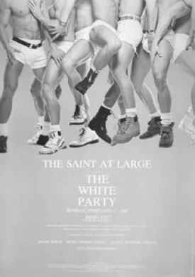 Poster 1991 The White Party, Photo by David Morgan