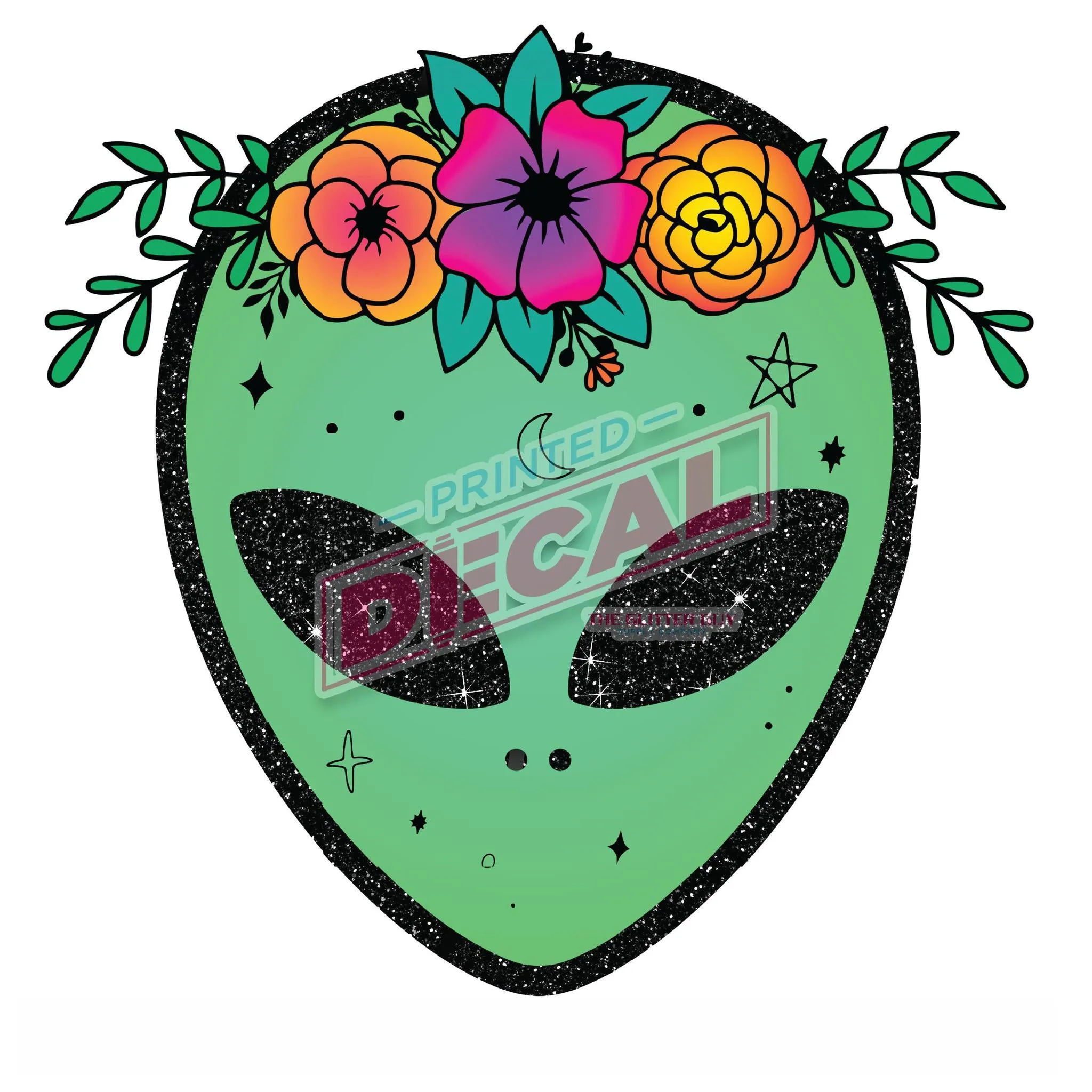 Printed Decal - We Come In Peace