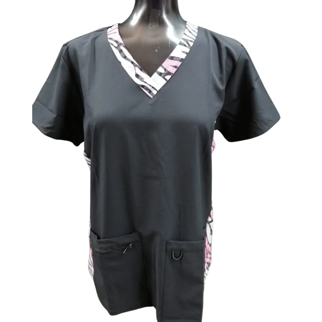 Printed Shirt Black Zebra