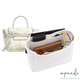 Purse Organizer Insert for Celine Belt Bag, Classic Model Bag Organizer with Ipad Pocket