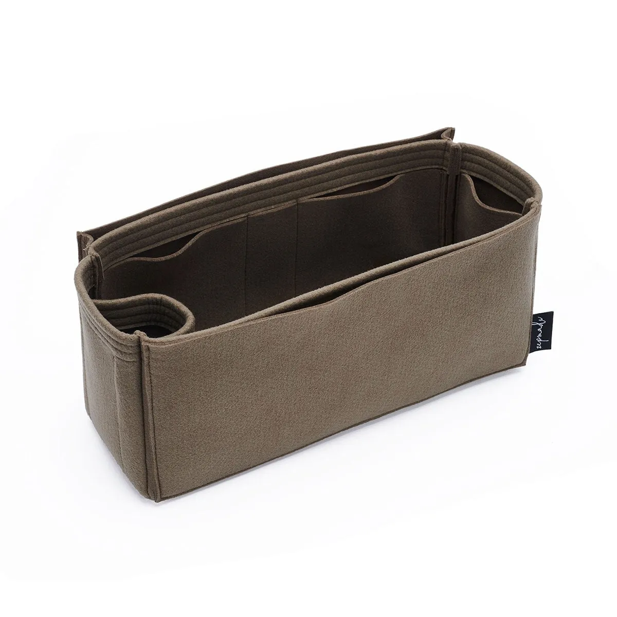 Purse Organizer Insert for Celine Horizontal Cabas, Bag Organizer with Laptop Compartment and Pen Holder