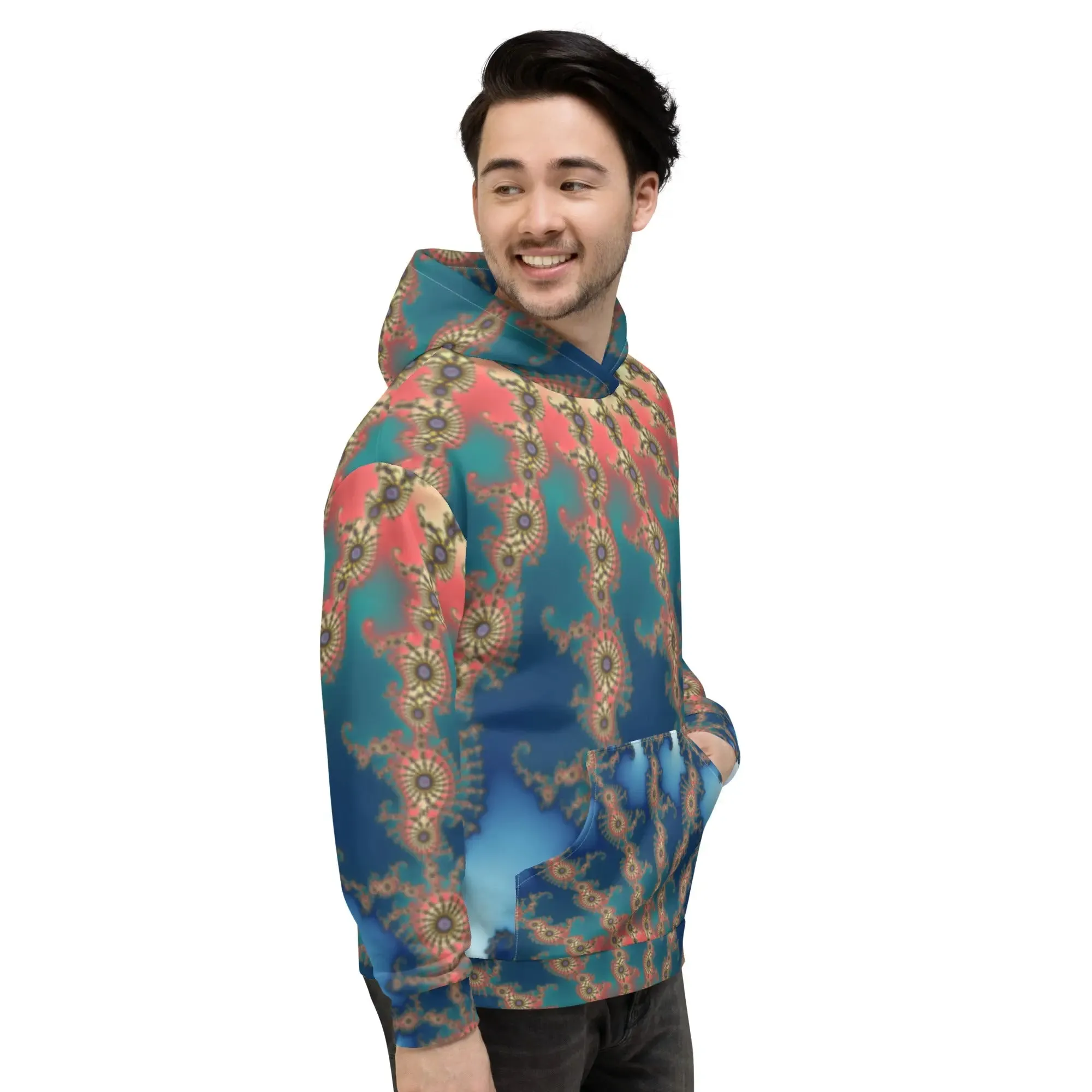 "Blissful Flare" Collection - All Over Print Unique Unisex Hoodie