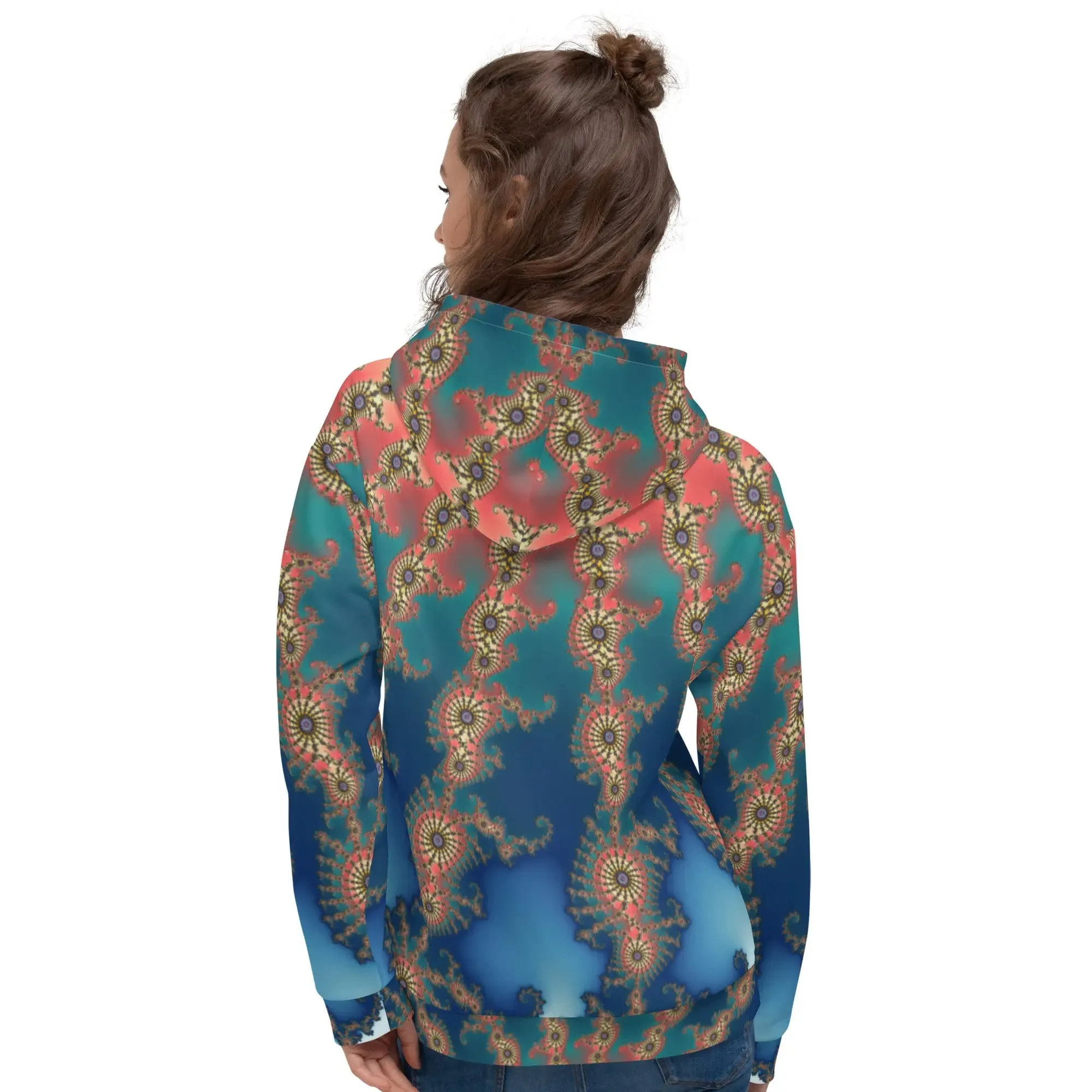 "Blissful Flare" Collection - All Over Print Unique Unisex Hoodie