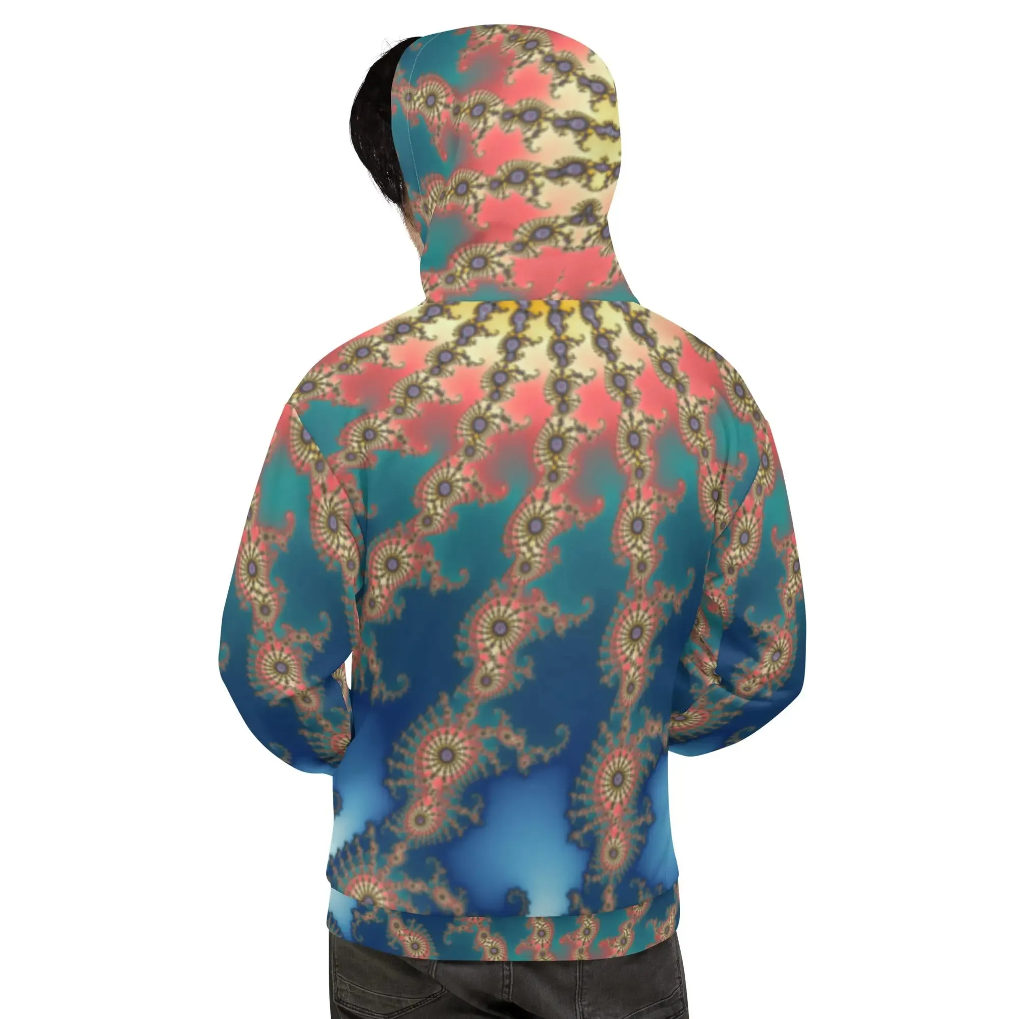 "Blissful Flare" Collection - All Over Print Unique Unisex Hoodie