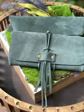 "The Priscilla  " in Hunter Green Nubuk