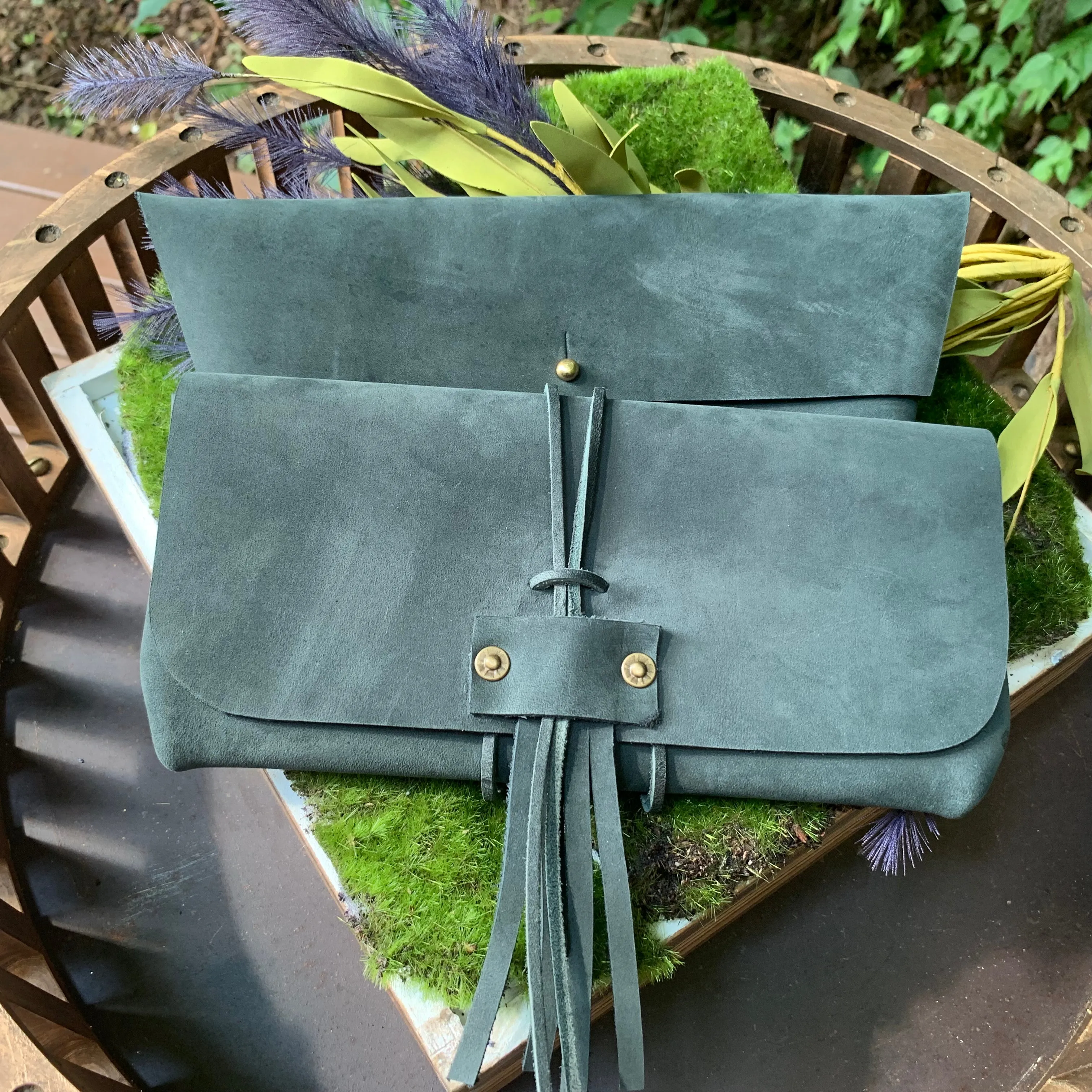 "The Priscilla  " in Hunter Green Nubuk