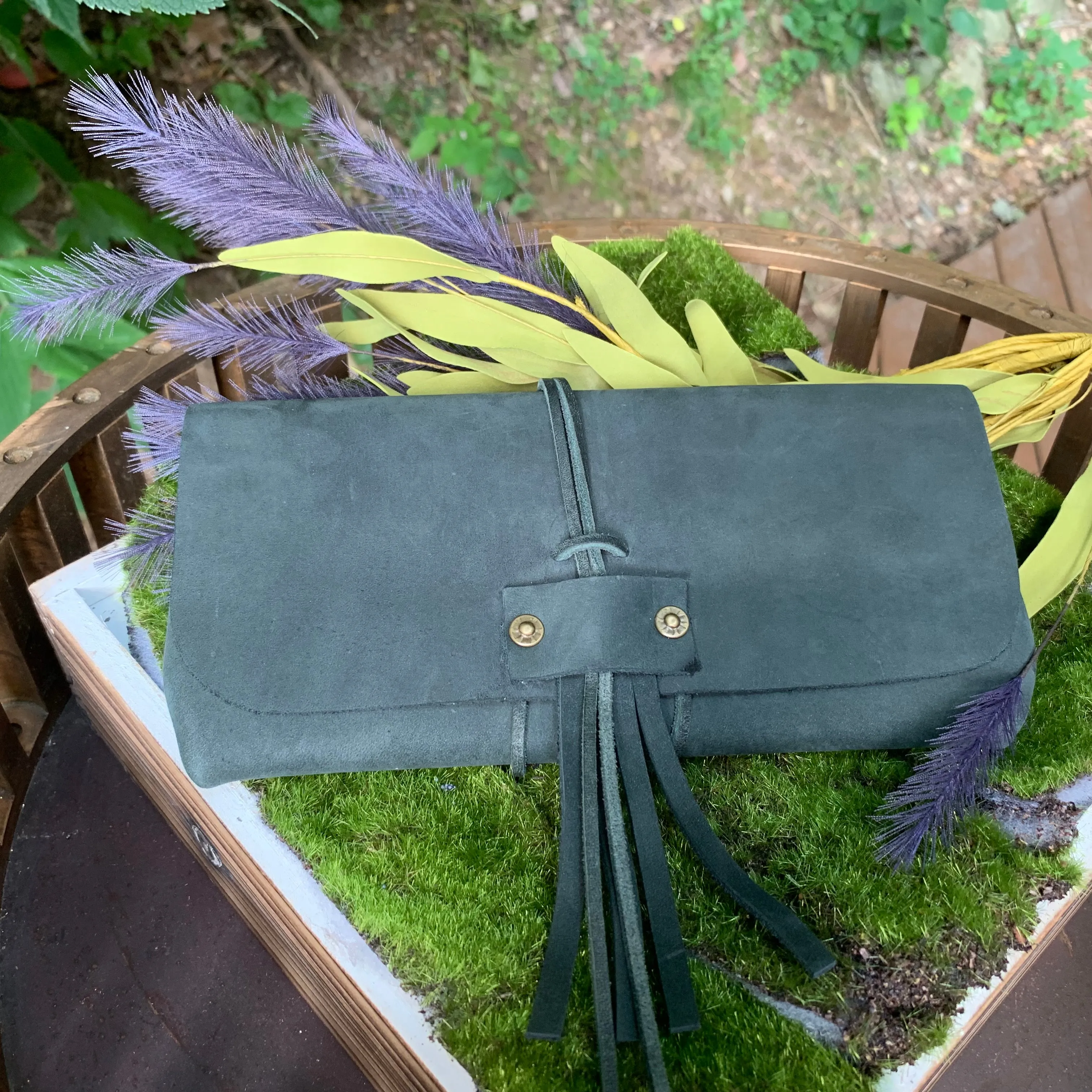 "The Priscilla  " in Hunter Green Nubuk