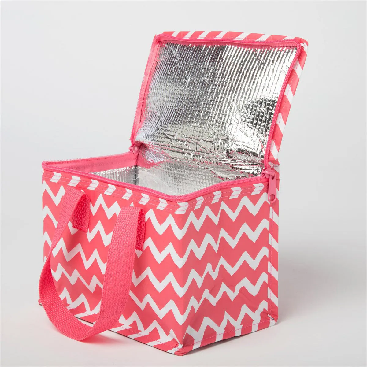 RJB Stone Chevron Lunch Bag Pink
