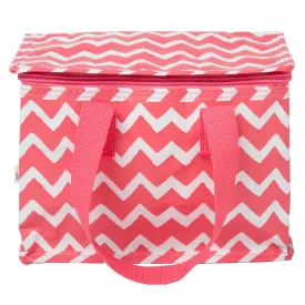 RJB Stone Chevron Lunch Bag Pink