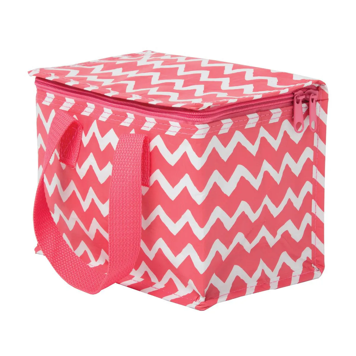 RJB Stone Chevron Lunch Bag Pink