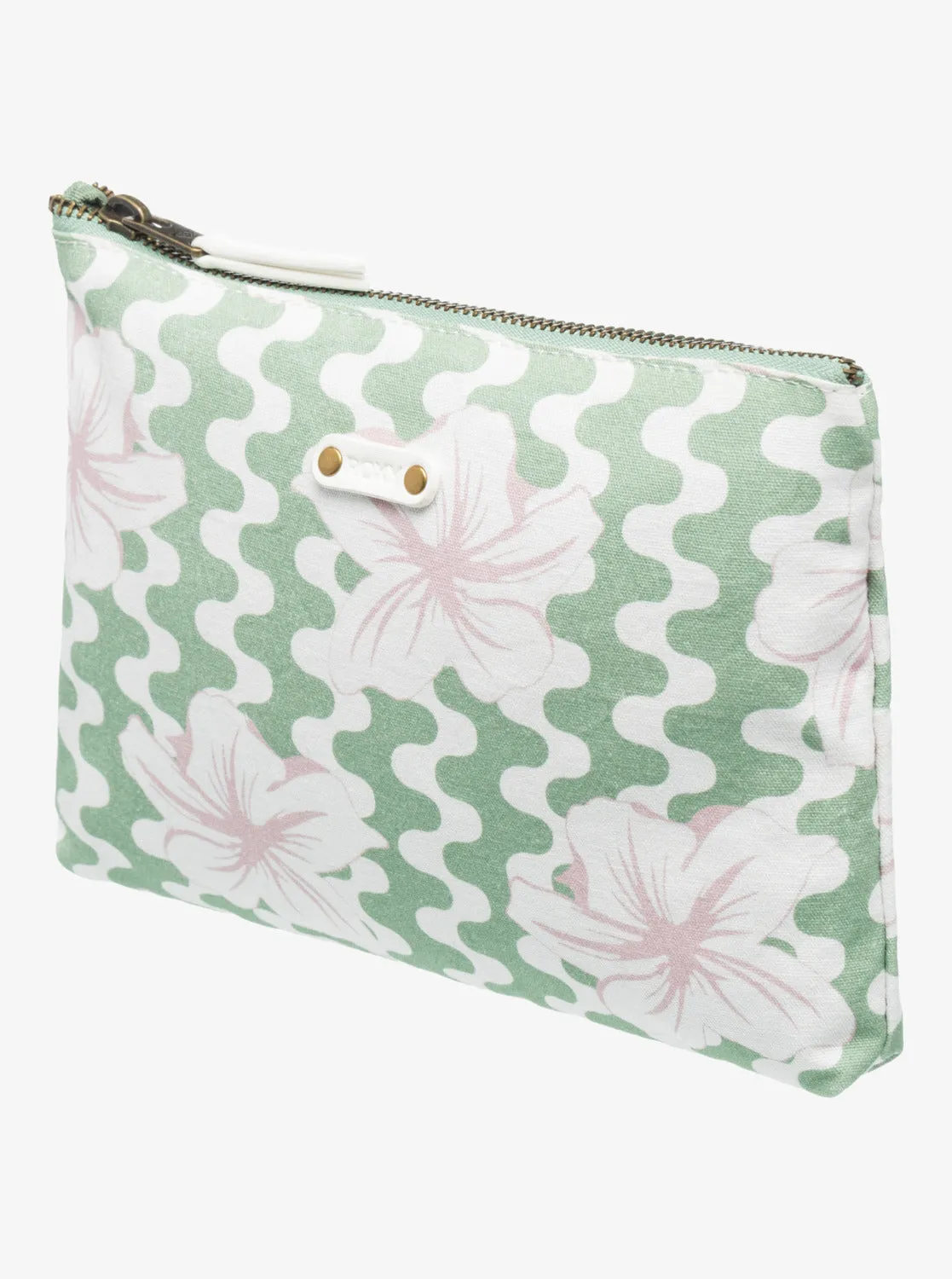 Roxy Women's Small Pouch Basil Party Waves Yw ERJAA04369_GHZS