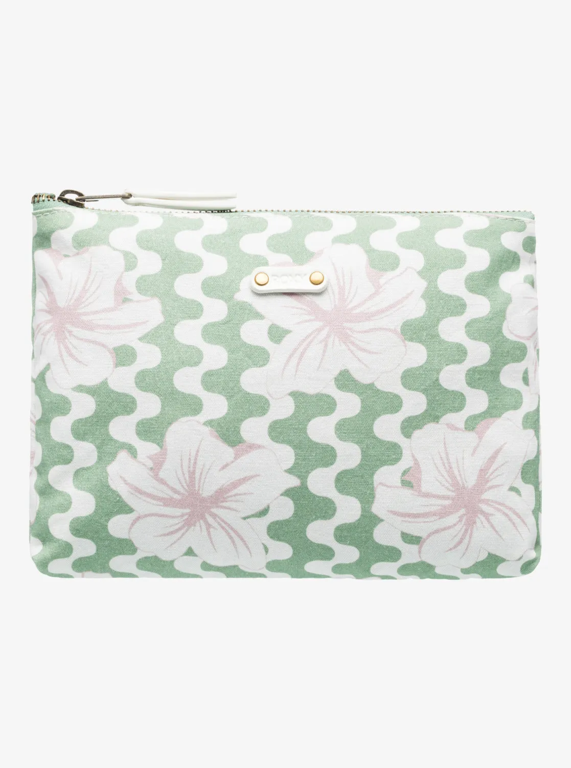 Roxy Women's Small Pouch Basil Party Waves Yw ERJAA04369_GHZS