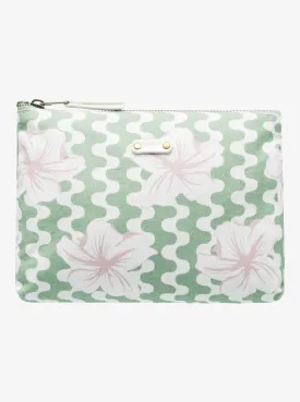 Roxy Women's Small Pouch Basil Party Waves Yw ERJAA04369_GHZS