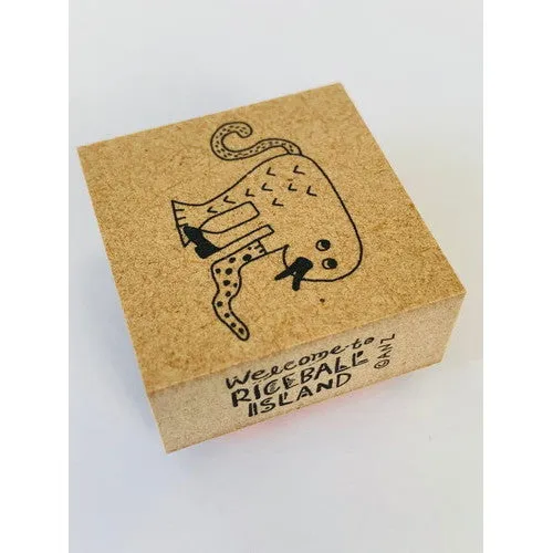 Sanby ANZ Kiwi 33mm Square Rubber Stamp