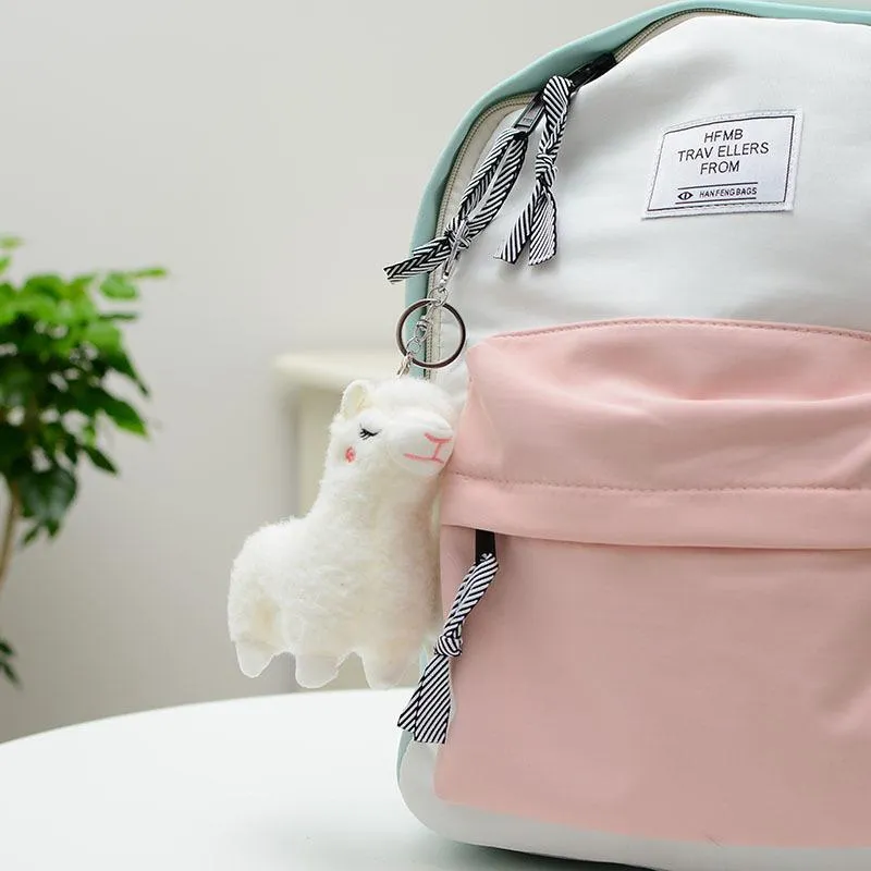 Sleepy Alpaca Keychains