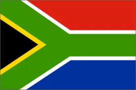 South Africa National Flag Printed