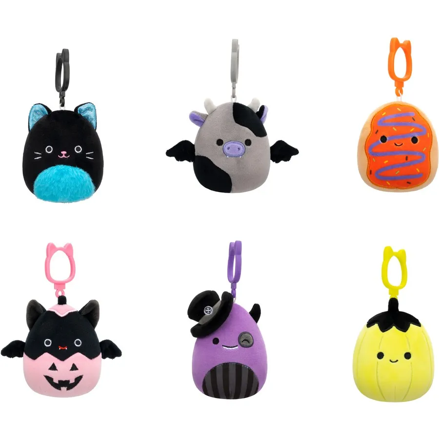 Squishmallows Halloween Emily the Bat Keychain