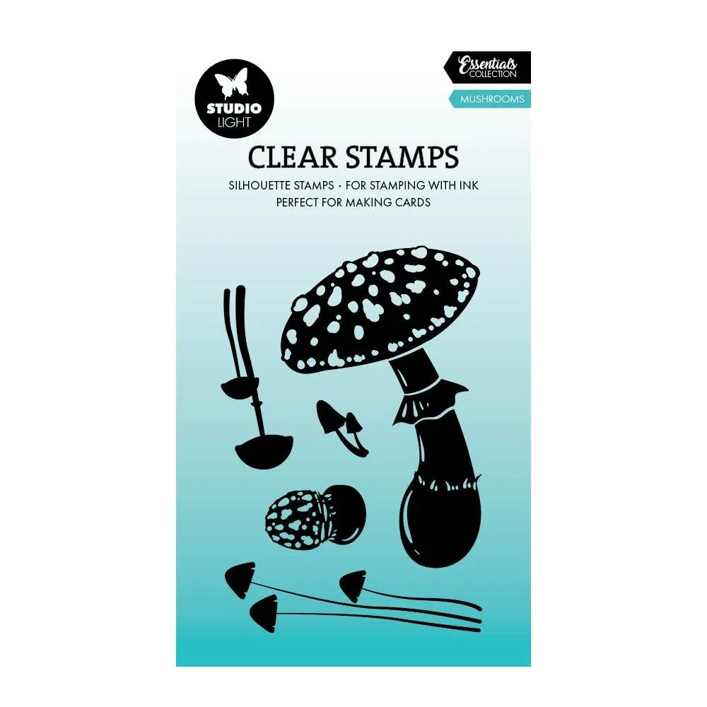 Studio Light Essentials Clear Stamps Nr. 708, Mushrooms