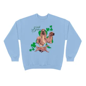 Stunning! Irish Setters with Shamrocks on a Gildan - 18000 - Heavy Blend Sweatshirt (Unisex)