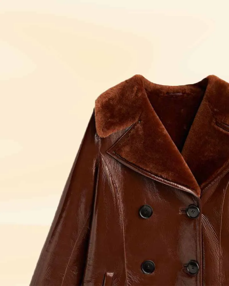 The Fierce Fusion leather fur coat