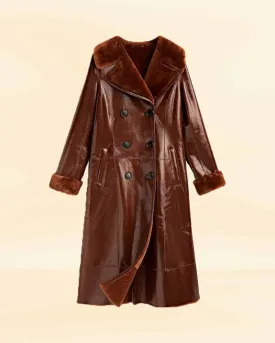 The Fierce Fusion leather fur coat