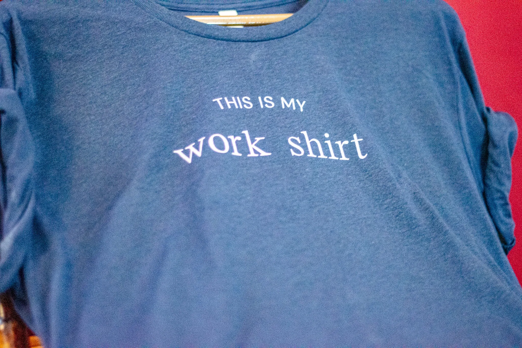 This is my Work Shirt - Triblend Unisex Crewneck T-shirt