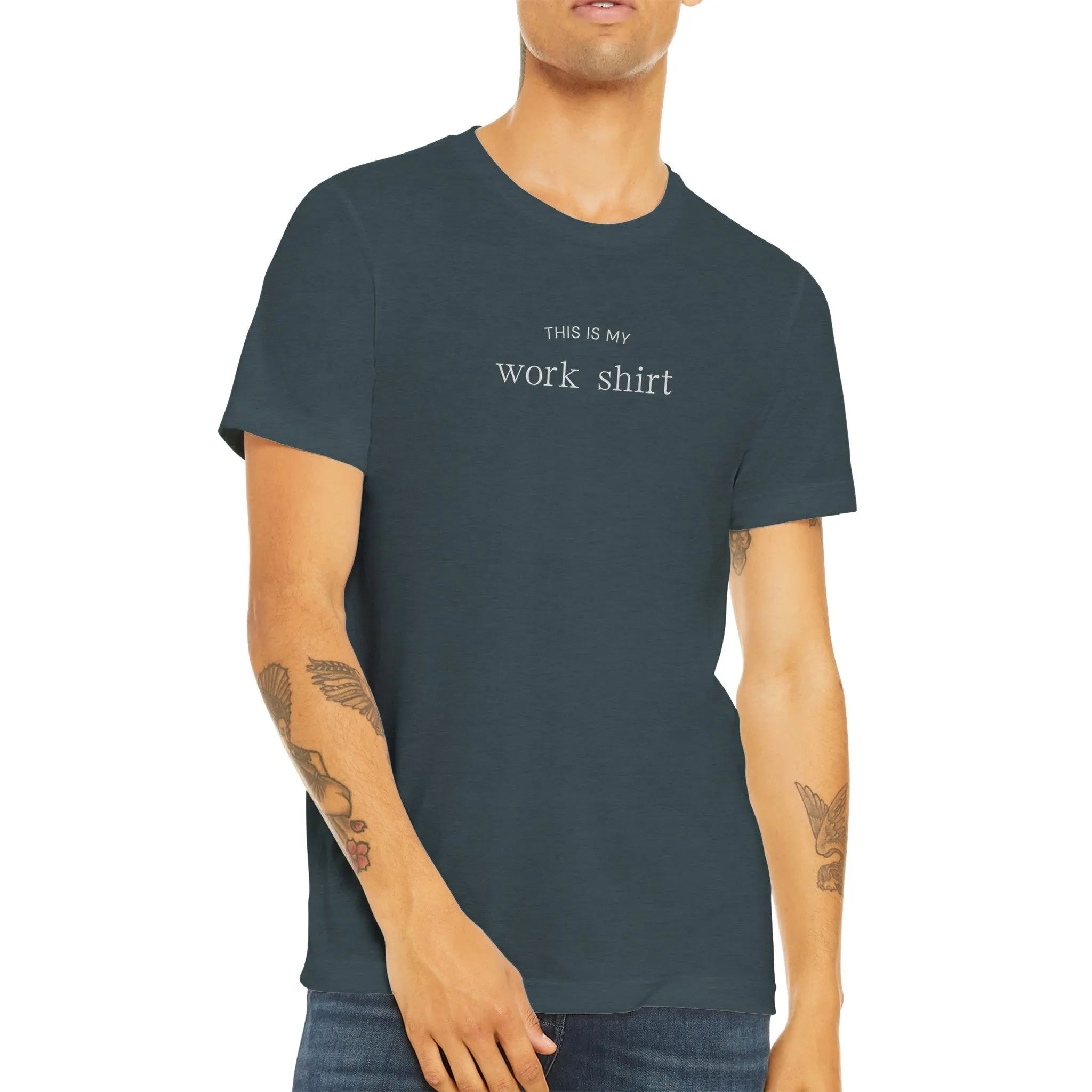 This is my Work Shirt - Triblend Unisex Crewneck T-shirt