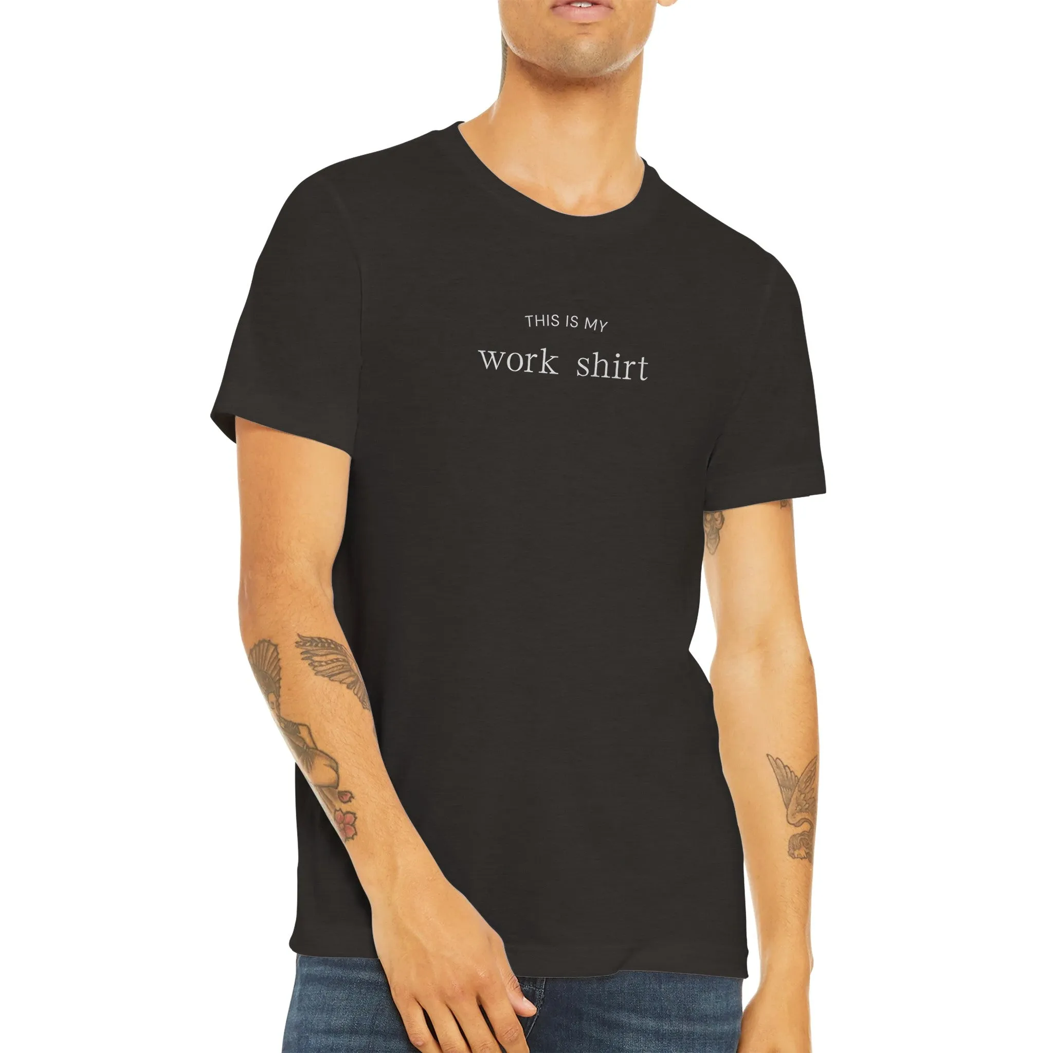 This is my Work Shirt - Triblend Unisex Crewneck T-shirt