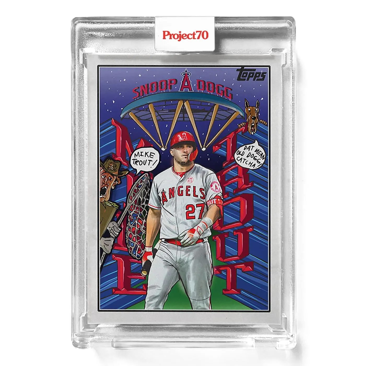 Topps Project70 Card 489 | 2002 Mike Trout by Snoop Dogg