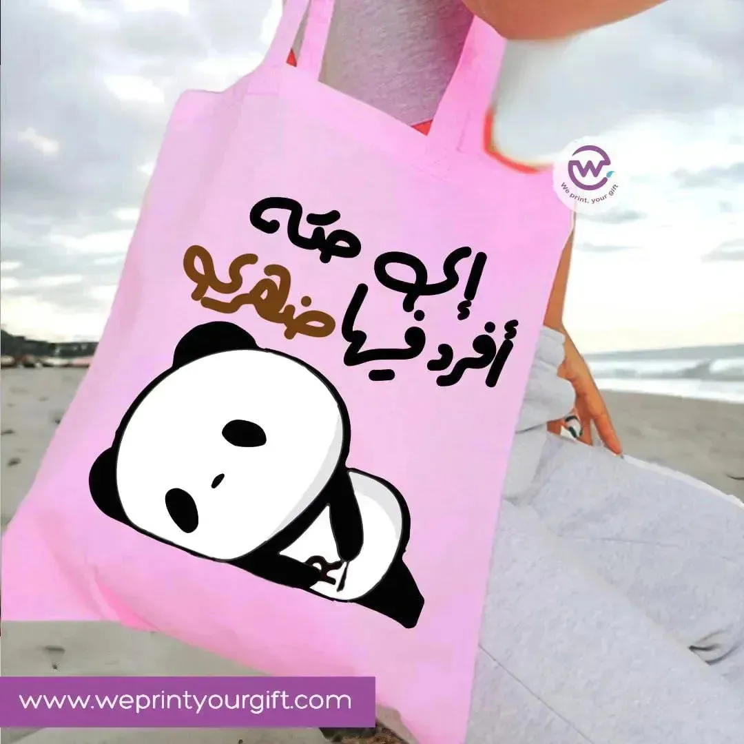 Tote Bag -Comic Panda