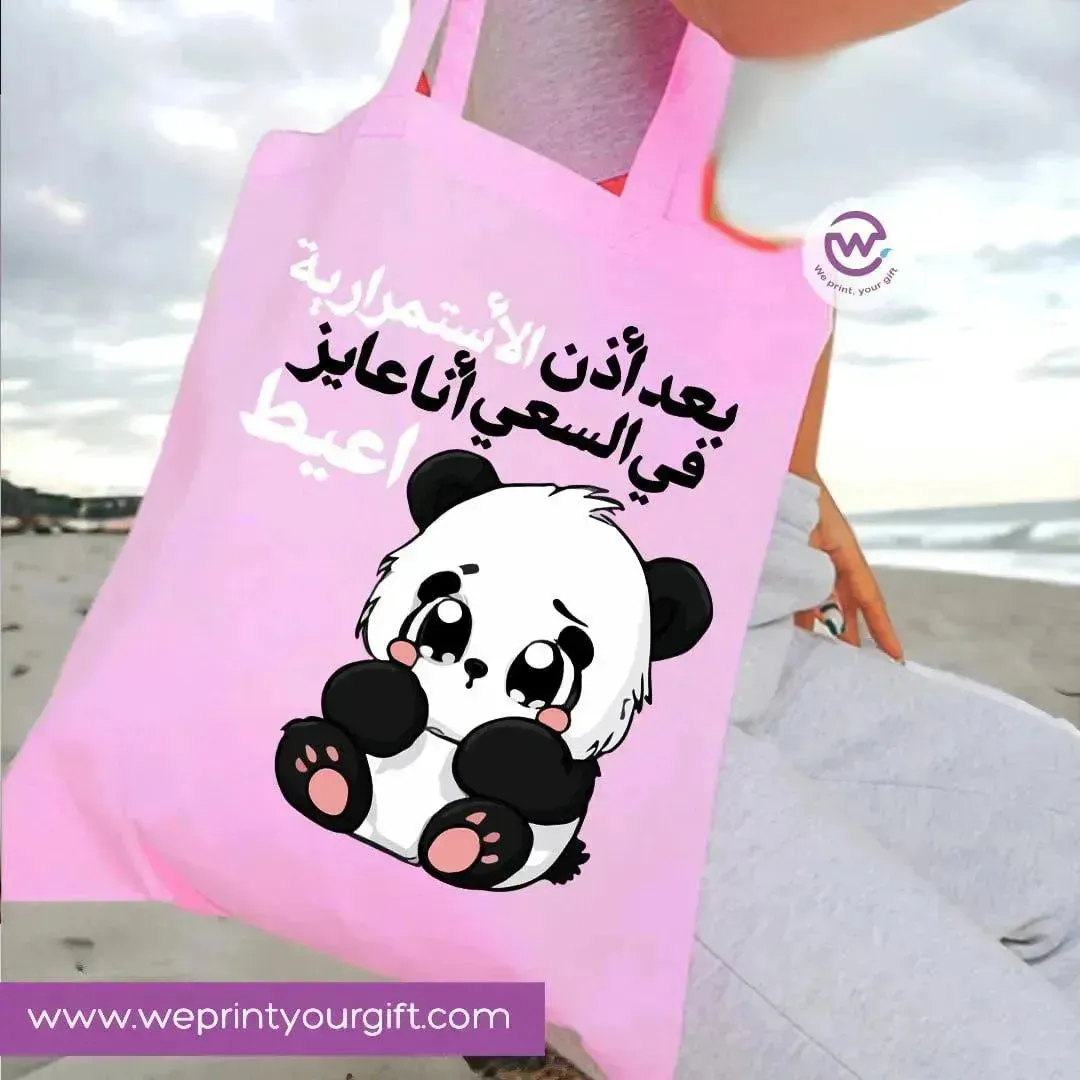 Tote Bag -Comic Panda