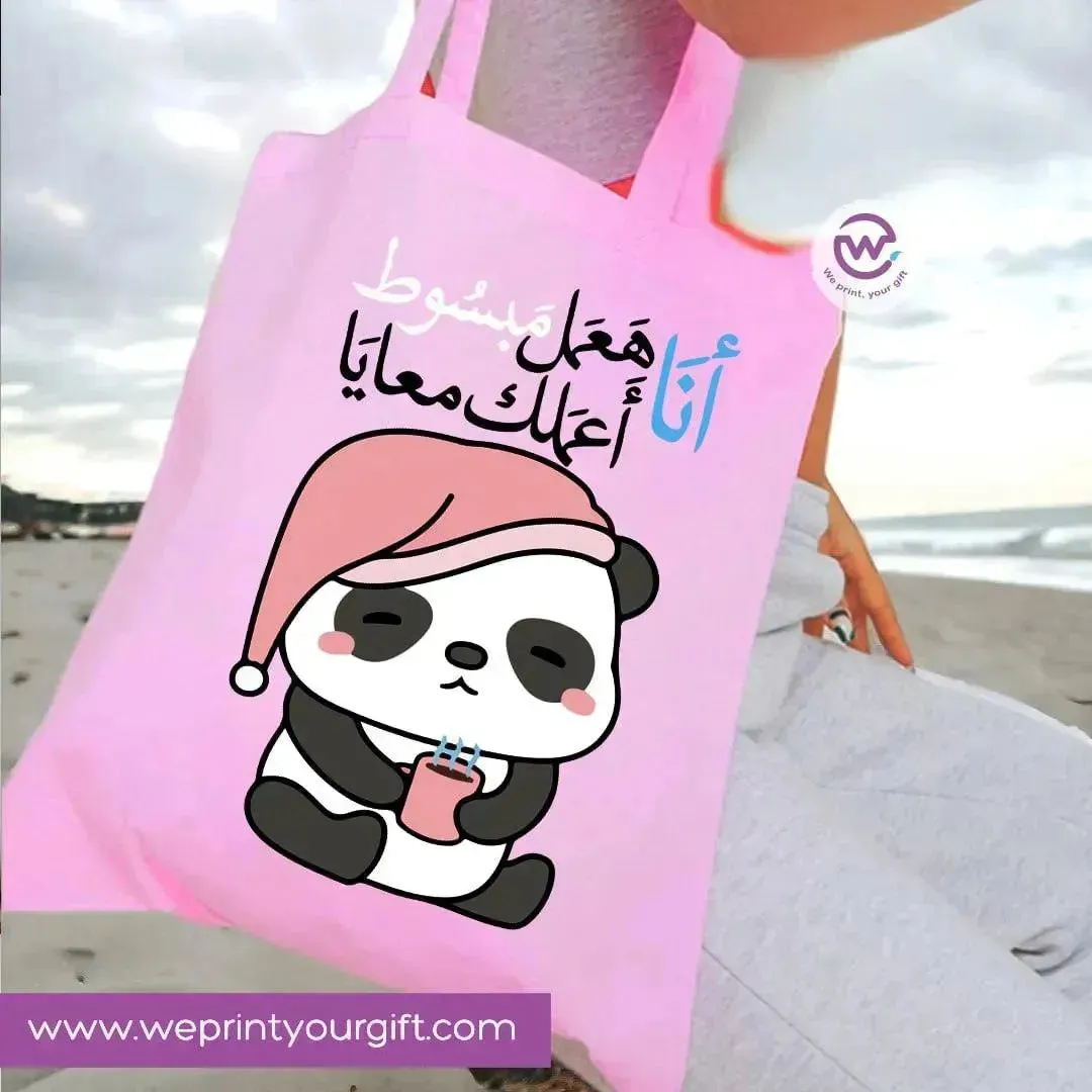 Tote Bag -Comic Panda