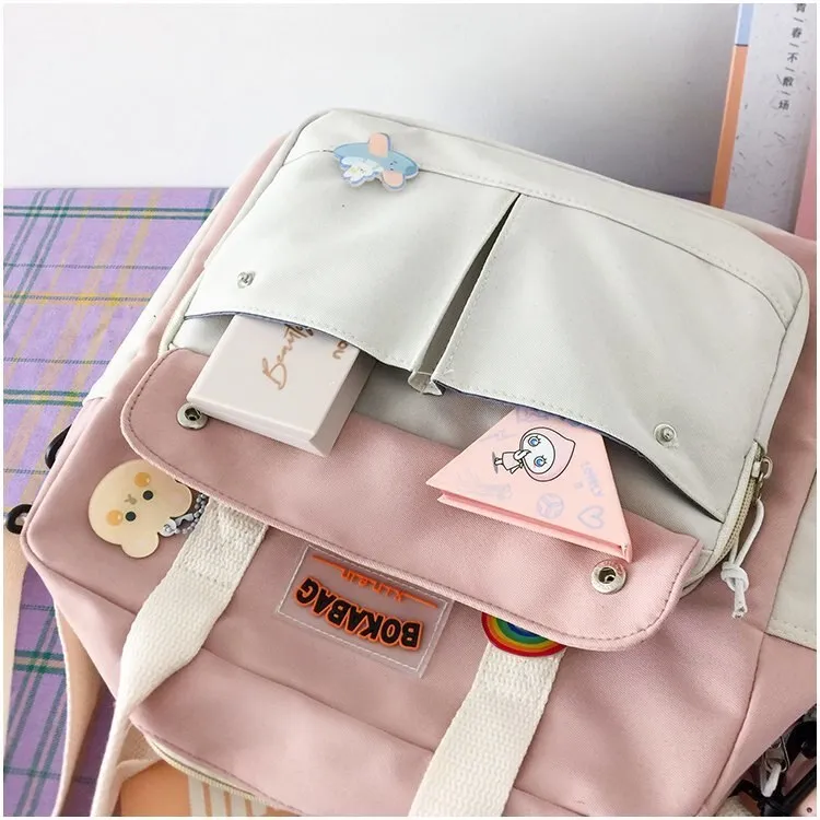 Two Tone Pastel Adventure Side Bag | NEW