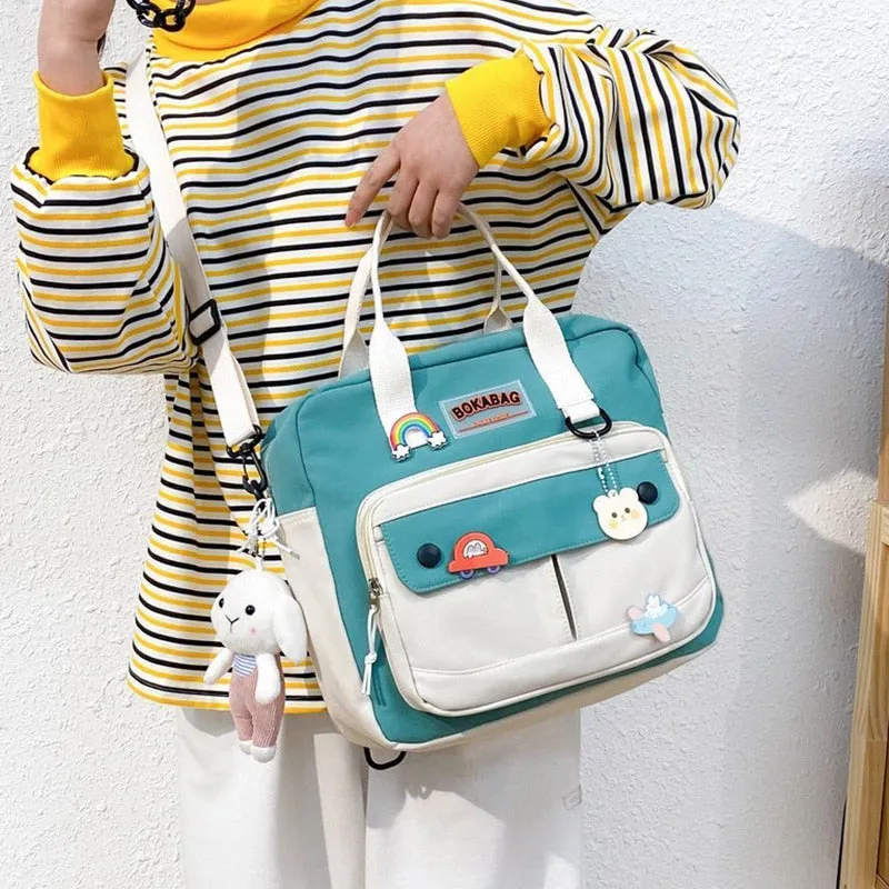 Two Tone Pastel Adventure Side Bag | NEW