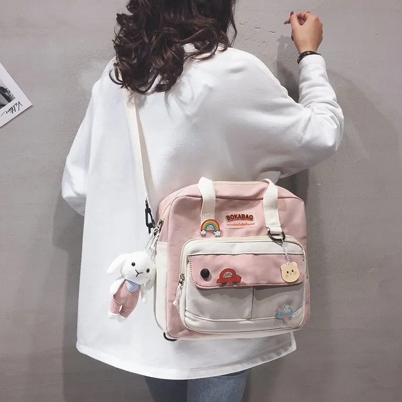Two Tone Pastel Adventure Side Bag | NEW