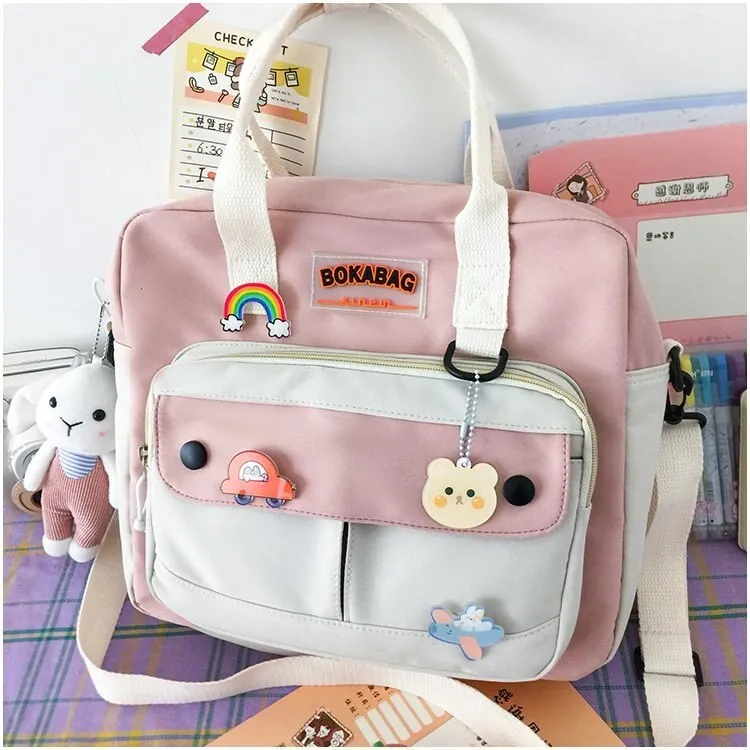 Two Tone Pastel Adventure Side Bag | NEW
