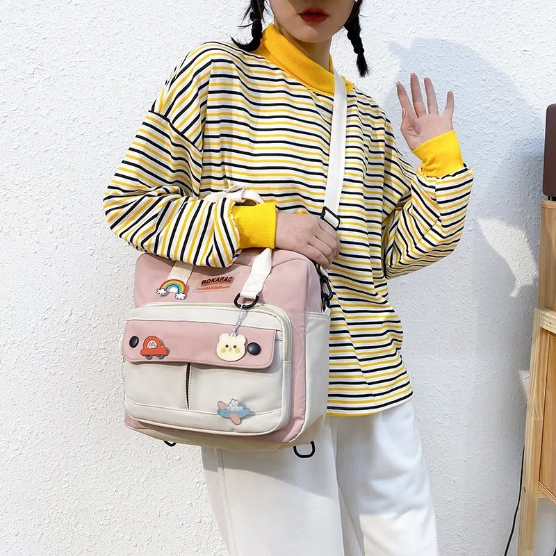 Two Tone Pastel Adventure Side Bag | NEW