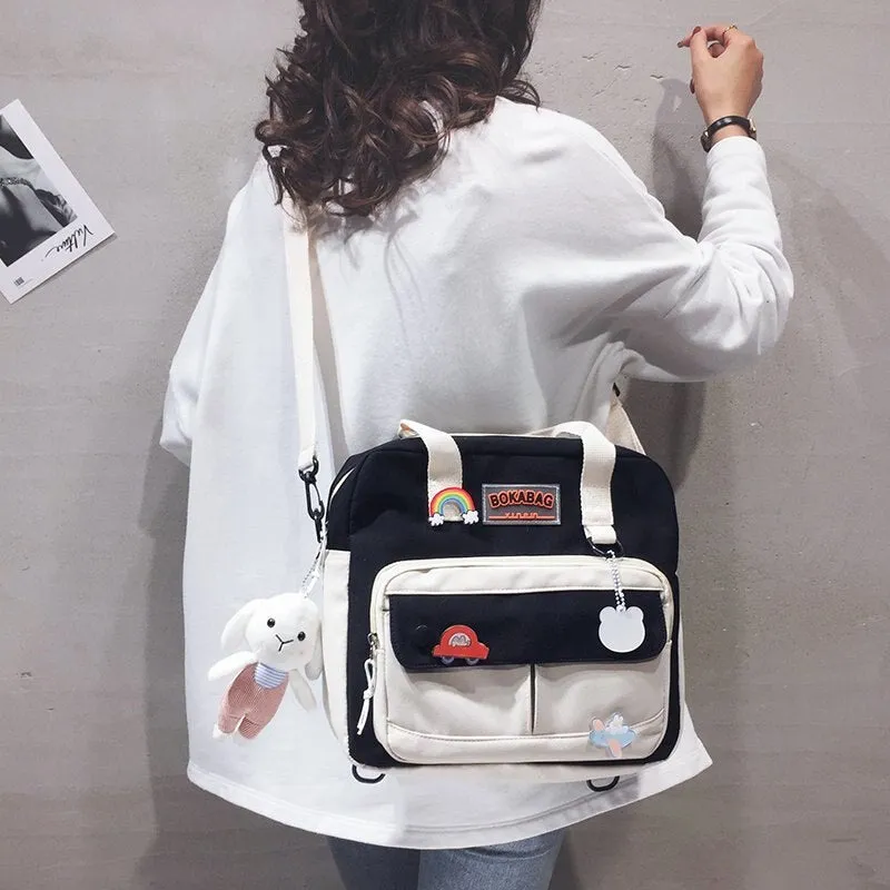 Two Tone Pastel Adventure Side Bag | NEW