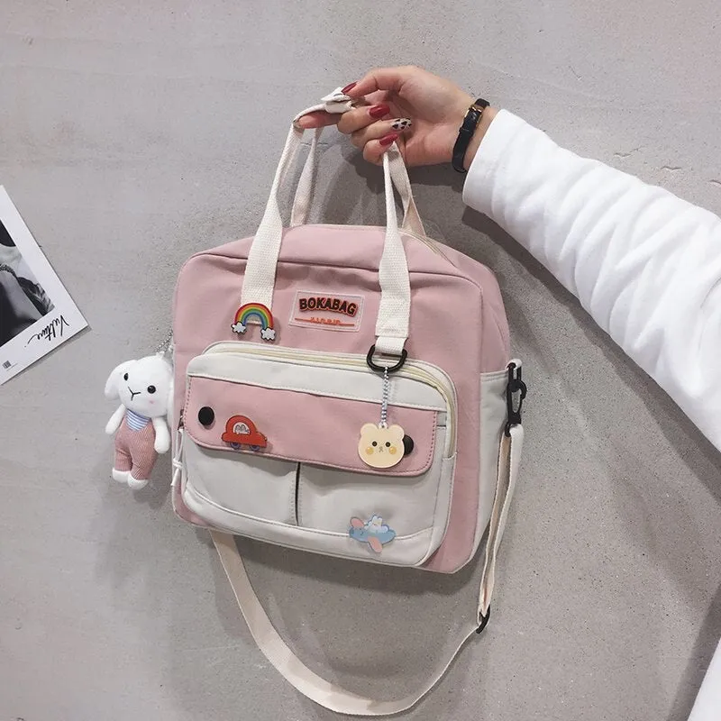 Two Tone Pastel Adventure Side Bag | NEW